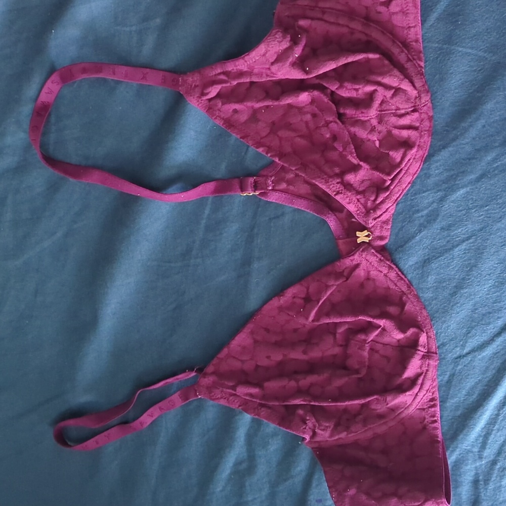 Sheer purple bralette